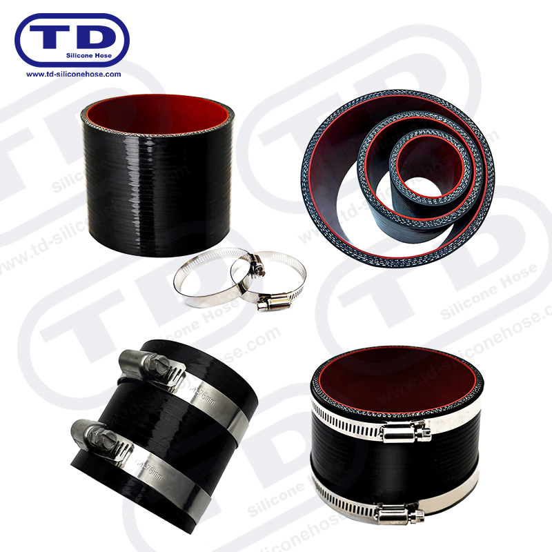 Silicone straight hose