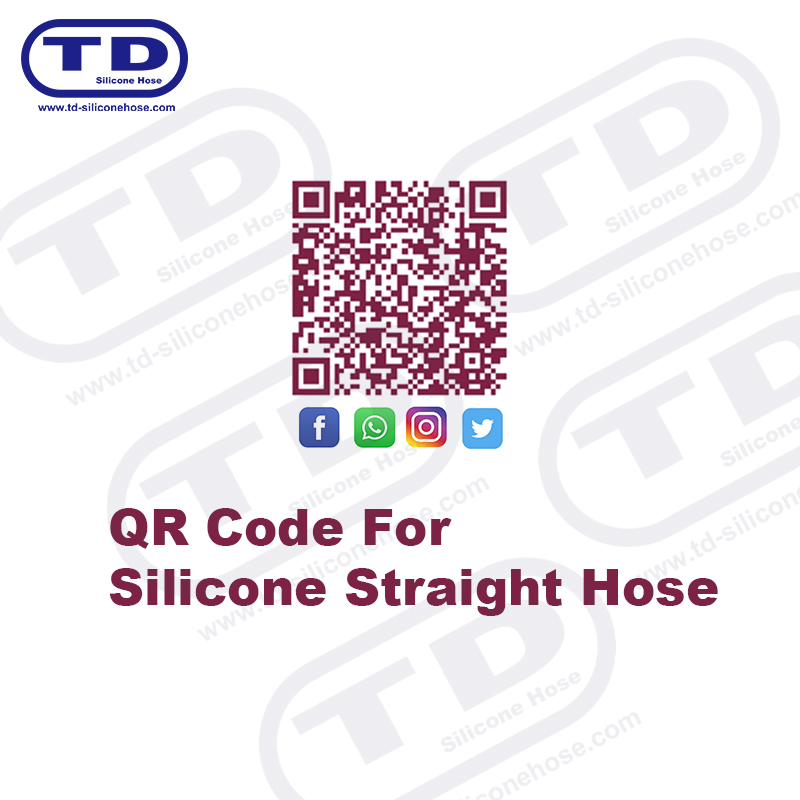 Silicone straight hose