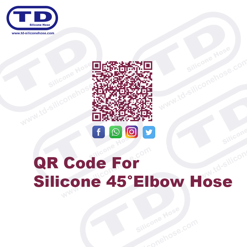 Silicone 45 ° siko hose