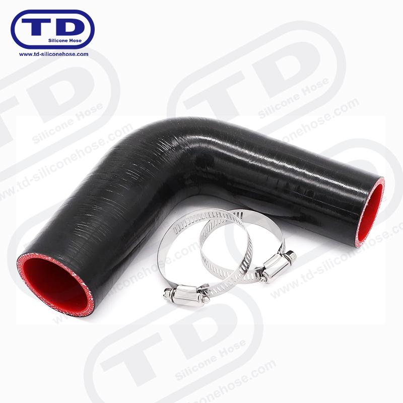 Silicone 90 ° reducer hose