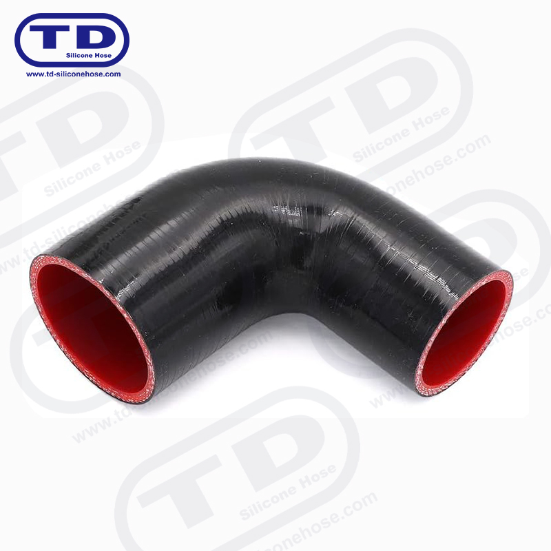 Silicone 90 ° reducer hose