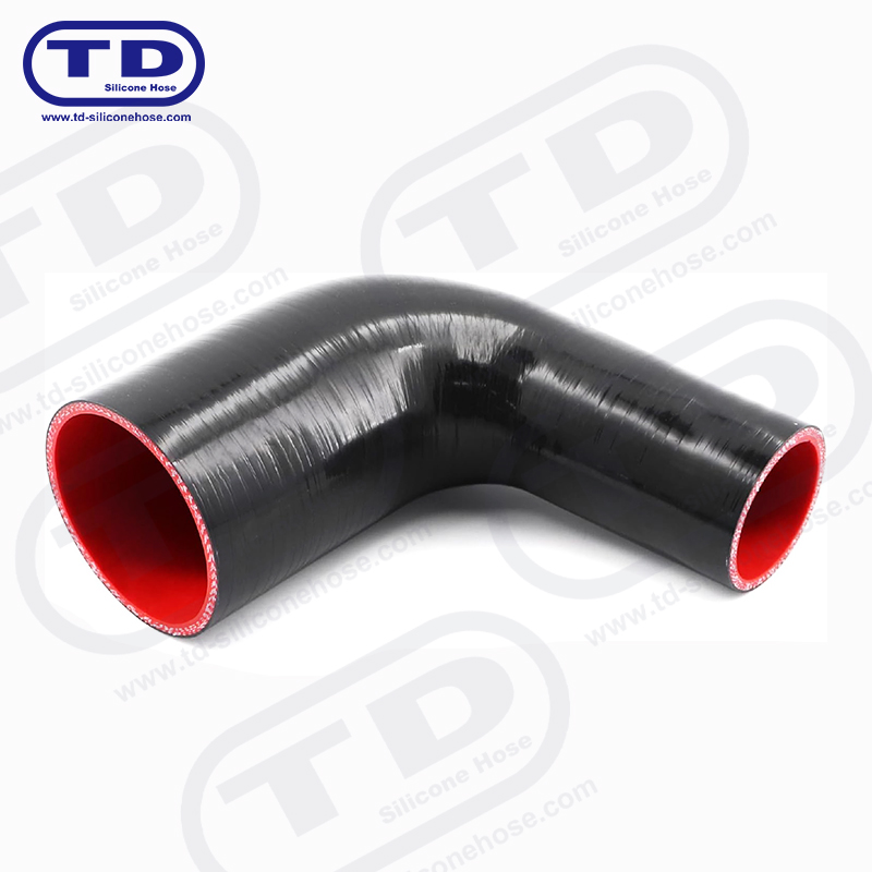 Silicone 90 ° reducer hose