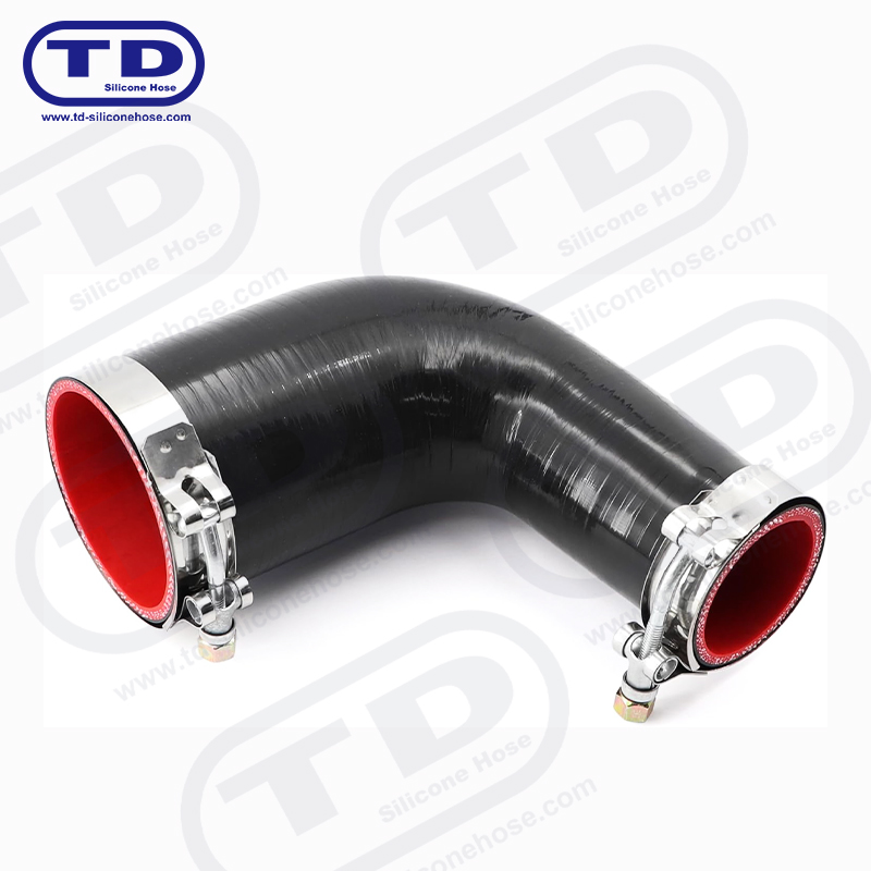 Silicone 90 ° reducer hose