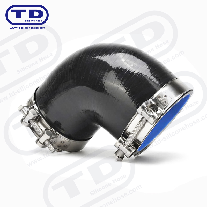 Silicone 90 ° reducer hose