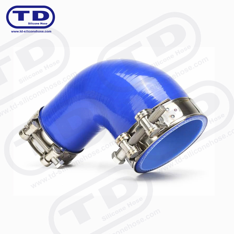 Silicone 90 ° reducer hose