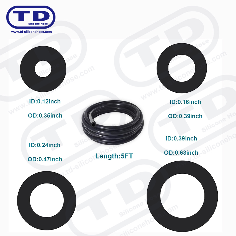 Silicone vacuum hose