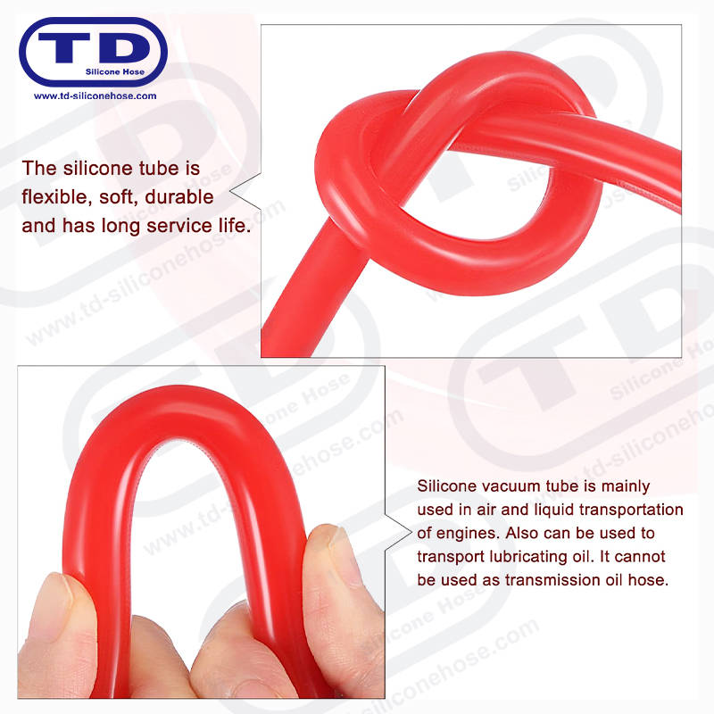 Silicone vacuum hose