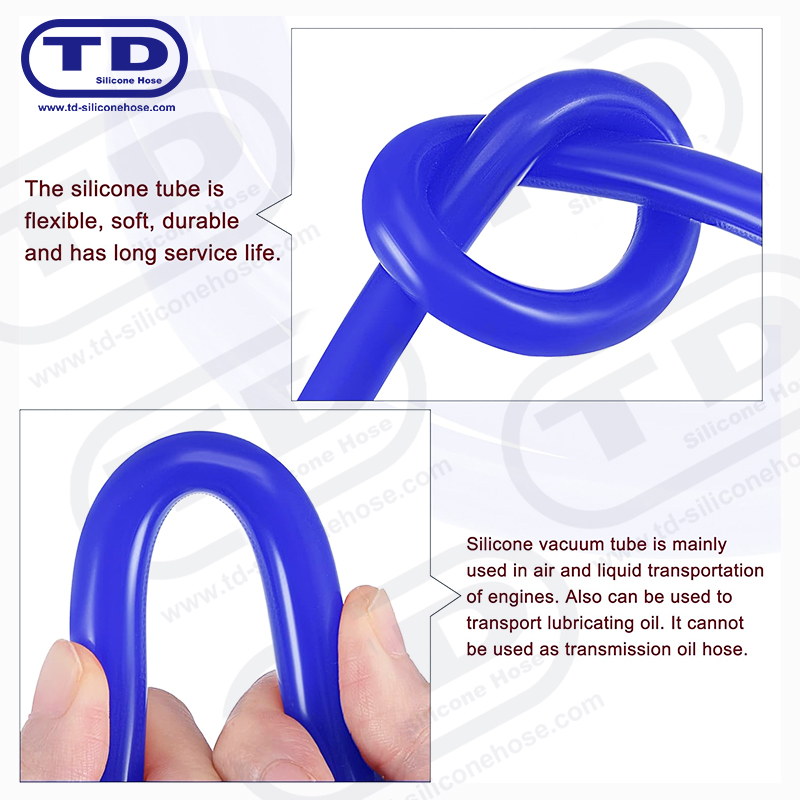 Silicone vacuum hose