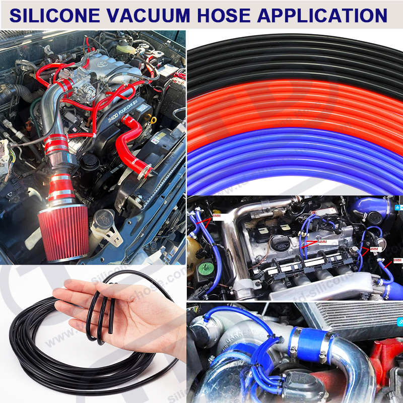 Silicone vacuum hose