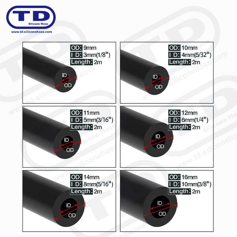 Silicone vacuum hose