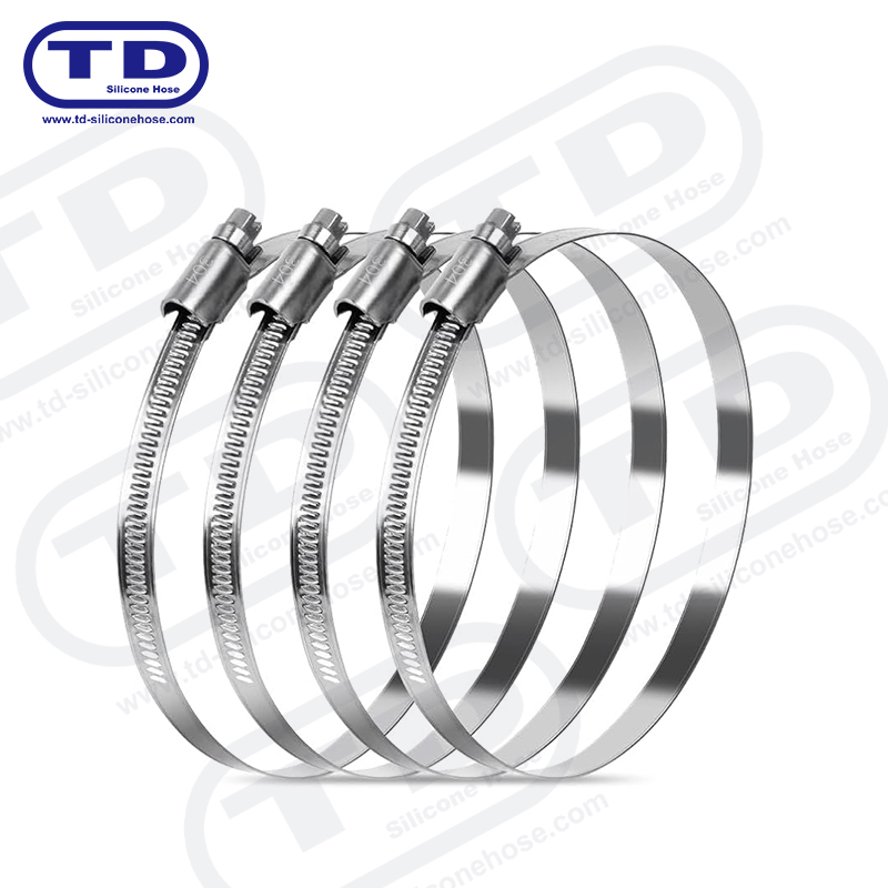 Aleman na uri ng worm drive hose clamp