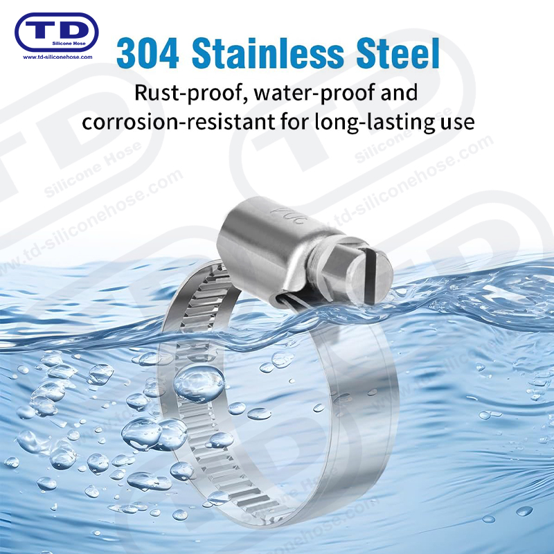 Aleman na uri ng worm drive hose clamp