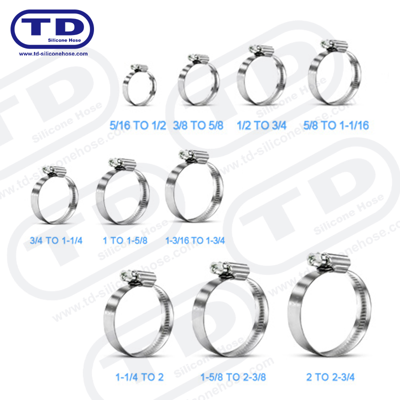 Aleman na uri ng worm drive hose clamp