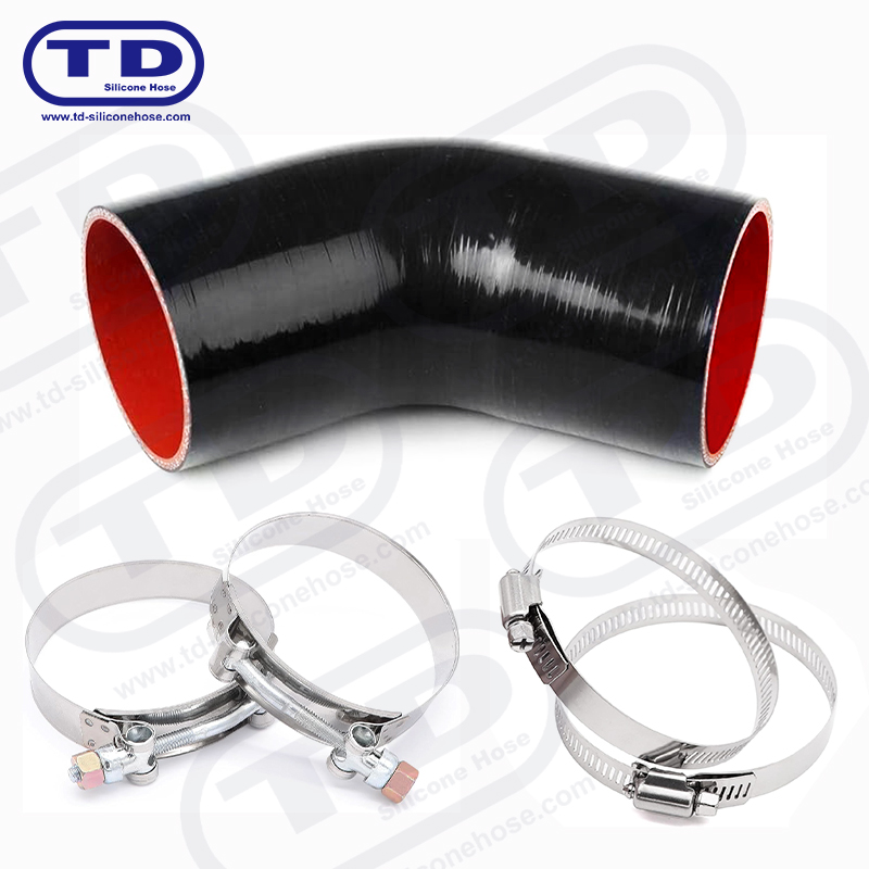 Malakas na tungkulin T-Bolt silicone hose clamp