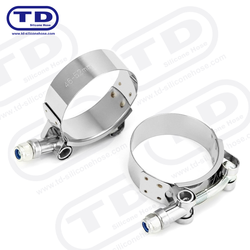 Malakas na tungkulin T-Bolt silicone hose clamp