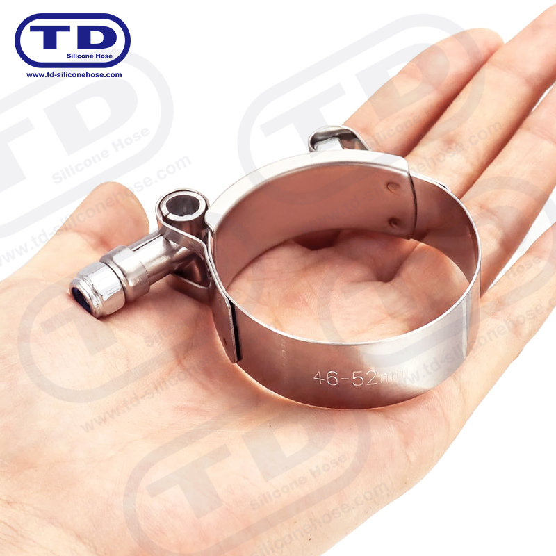 Malakas na tungkulin T-Bolt silicone hose clamp